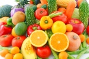Verschiedenes frisches Obst und Gemüse