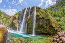 Krcic Wasserfall, Kroatien