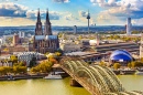 Luftaufnahme von Köln, Deutschland