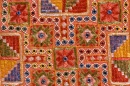 Indischer Patchwork Teppich in Rajasthan