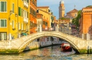 Schöne Brücke in Venedig
