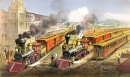 1874 Amerikanische Eisenbahn