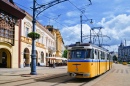 Alte ungarische Straßenbahn