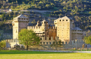 Schloss Fenis in Aostatal, Italien