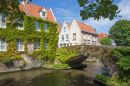 Kleiner Kanal in Brügge, Belgien