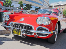 1960 Rote Corvette in Montreal