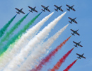 Italienisches demoteam Frecce Tricolori
