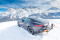 Jaguar in St. Moritz, Schweiz