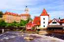 Mittelalterliche Krumau, Tschechische Republik