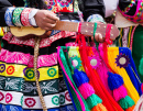 Peruanische Tänzer in Cusco