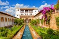Hof von Generalife in Granada, Spanien