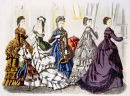 1870 Frauen-Mode