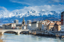 Grenoble im Winter