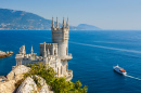 Das Schwalbennest Schloss in der Nähe von Jalta, Krim
