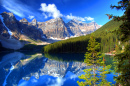 Moraine-See, Banff, Kanadische Rocky Mountains