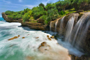 Jogan Wasserfall, Java, Indonesien