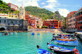 Hafen in Vernazza, Cinque Terre, Italien