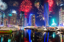Silvesterfeuerwerk in Dubai