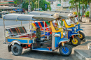 Tuk-Tuk Taxis in Bangkok, Thailand