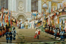 Der Empfang für Duc de Condé in Versailles