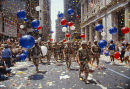 Soldaten auf der Konfettiparade, New-York