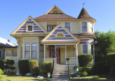 Viktorianisches Haus in Zentral-Kalifornien