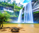 Huai Luang Wasserfall, Thailand