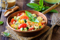 Hausgemachter vegetarischer Couscous