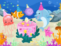 Unterwasser-Geburtstagsfeier