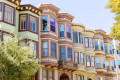 San Francisco Viktorianische Häuser