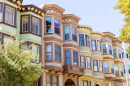 San Francisco Viktorianische Häuser