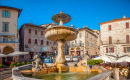 Piazza del Comune, Assisi, Italien