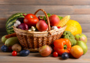 Frisches Bio Obst und Gemüse