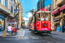 Historische Straßenbahn, Istanbul, Türkei