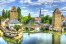 Gedeckte Brücke in Straßburg