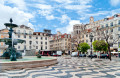 Rossio Platz, Lissabon, Portugal
