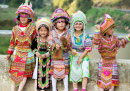 Kleine H'mong Mädchen, Vietnam