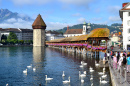 Kapellbrücke, Luzern, Schweiz