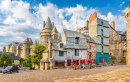 Mittelalterliche Stadt Vitre, Frankreich