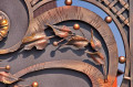 Geschmiedetes Eisentor-Detail
