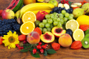 Farbige Früchte