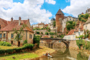 Semur en Auxois, Burgund, Frankreich