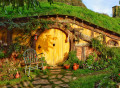 Die Hobbiton Village, Matamata, Neuseeland