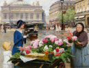 Die Blumenverkäuferin, Paris
