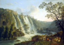 Villa von Maecenas und die Wasserfälle bei Tivoli