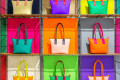 Bunte Handtaschen