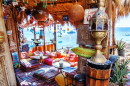 Café in Sharm El Sheikh, Ägypten