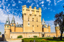 Segovia-Schloss, Alcazar, Spanien
