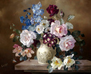 Stillleben mit Blumen in einer Vase