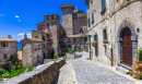 Bolsena Dorf und Schloss, Italien